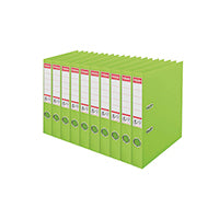 Esselte 50mm Lach File A4 Green Pk10
