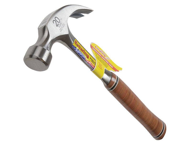 Estwing E20C E20C Curved Claw Hammer - Leather Grip 560g (20oz)