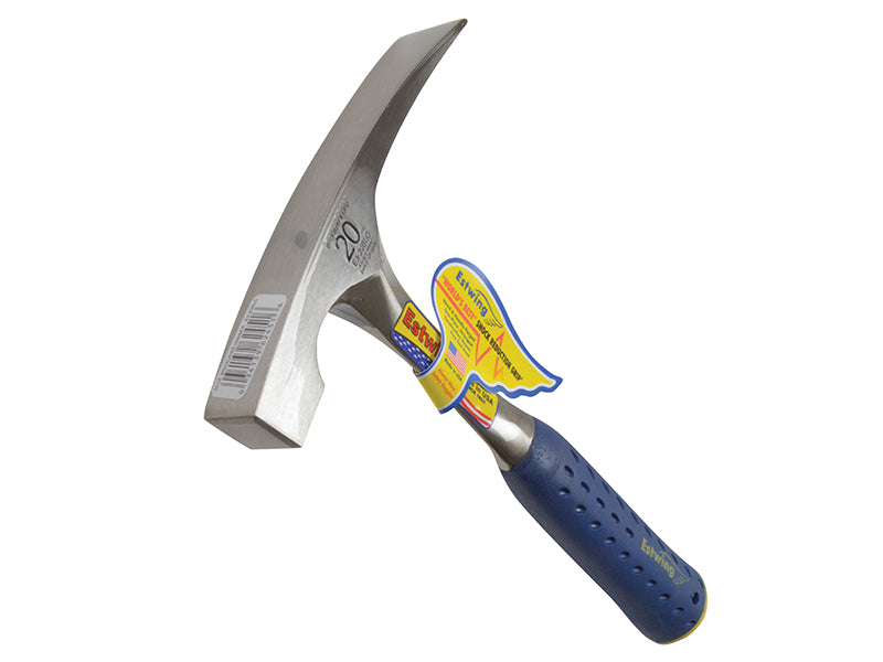 Estwing E3/20BLC E3/20BL Brick Hammer Vinyl Grip 560g (20oz)