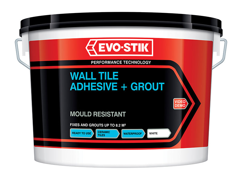 EVO-STIK 30812620 Mould Resistant Wall Tile Adhesive & Grout 500ml