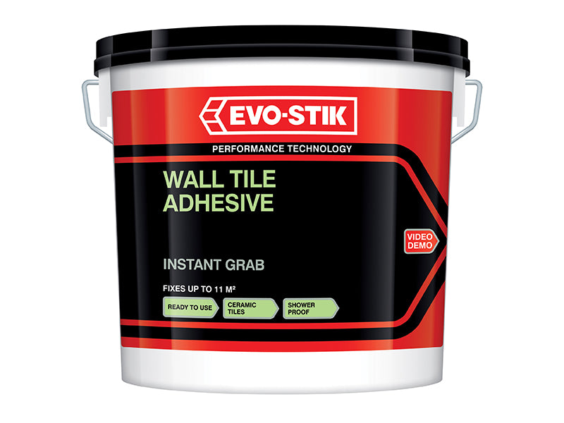 EVO-STIK 30811581 Instant Grab Wall Tile Adhesive 1 litre