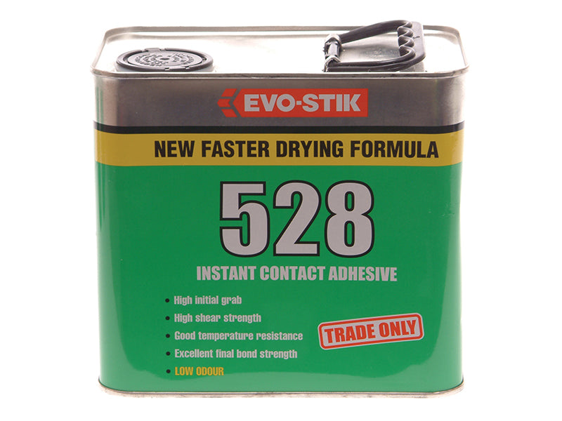 EVO-STIK 30813330 528 Instant Contact Adhesive 2.5 Litre