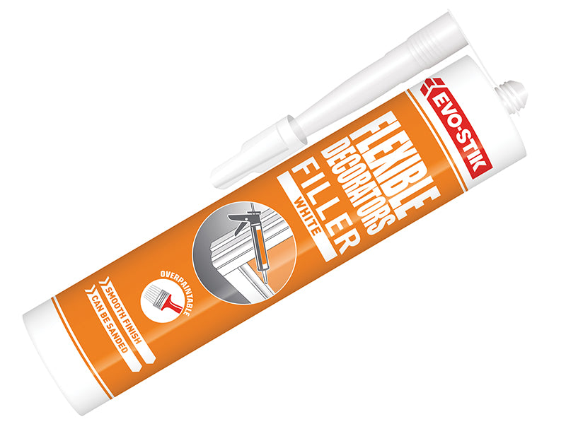 EVO-STIK 30613342 Decorators Flexible Acrylic Filler White C20
