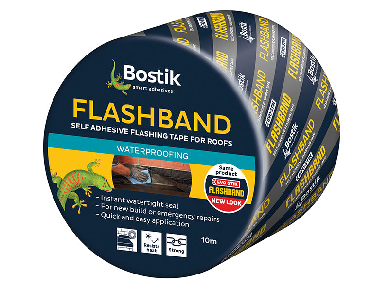 EVO-STIK 30812185 Flashband Roll Grey 50mm x 10m