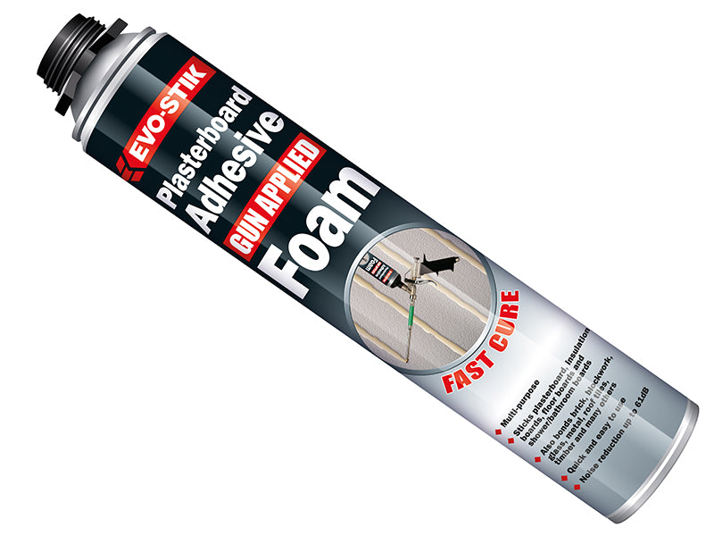 EVO-STIK 30611425 Plasterboard Adhesive Foam Gun Applied 750ml