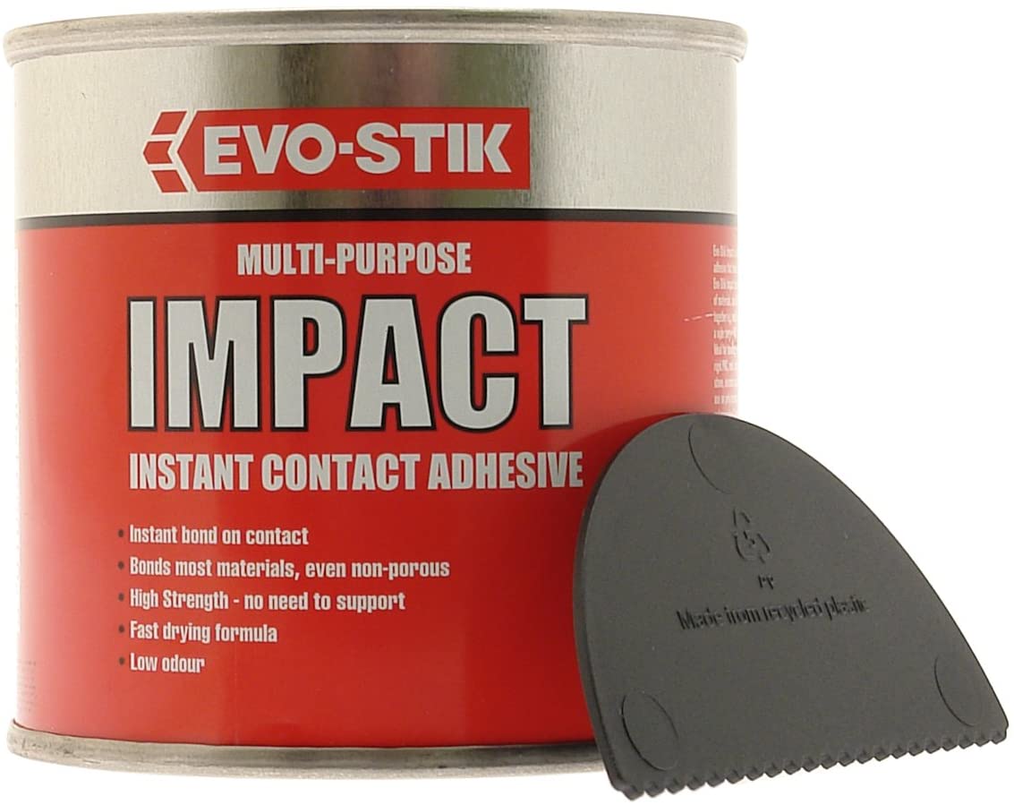 Evo-stik Impact Adhesive 500ml Multi Purpose Instant Contact Glue evostik