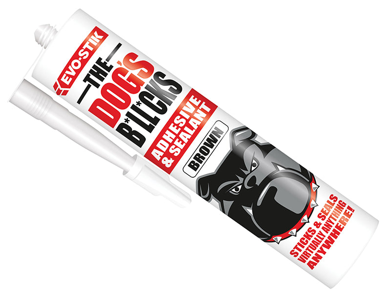 EVO-STIK 30610688 The Dog's B*ll*cks Multipurpose Adhesive & Sealant  Brown 290ml