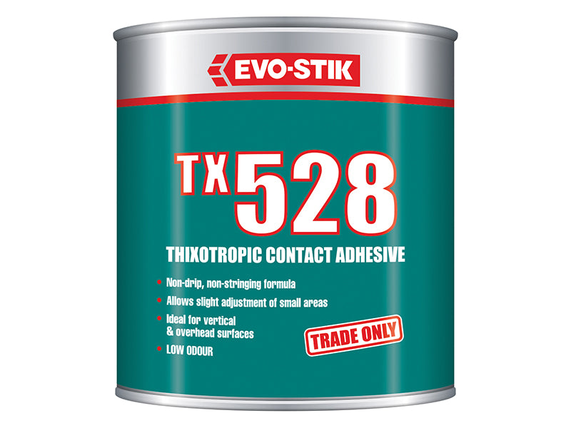 EVO-STIK 30603375 TX528 Thixotropic Contact Adhesive 1 Litre