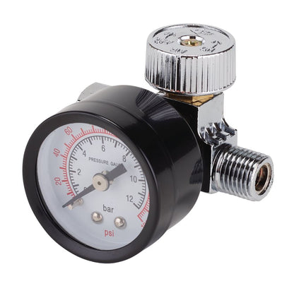 Draper ON-GUN AIR REGULATOR & GAUGE 28379 1/4" BSP On-Gun Air Regulator and Gauges