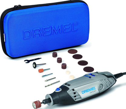 Dremel 3000 Rotary Tool 130 W, Multi Tool Kit with 15 Accessories Variable Speed