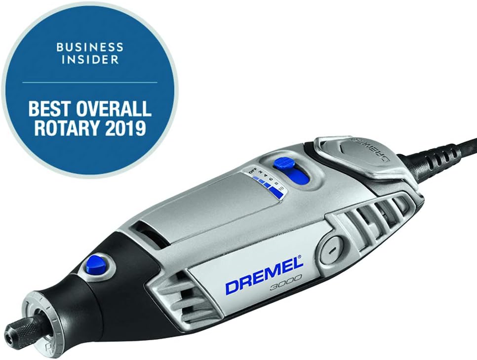 Dremel 3000 Rotary Tool 130 W, Multi Tool Kit with 15 Acessories, Variable Speed 10.000-33.000 RPM