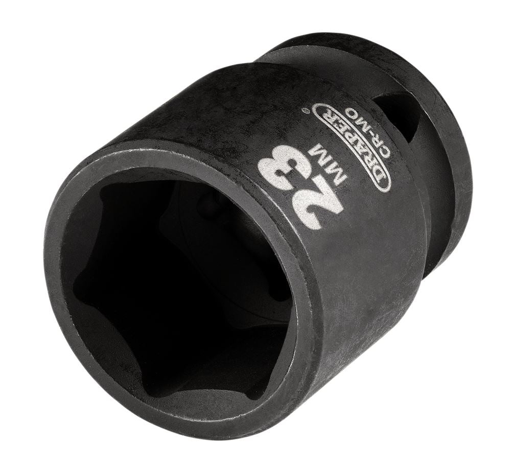 Draper 23MM IMPACT SOCKET 1/2DR Metric Impact Sockets, 1/2" Sq. Dr.