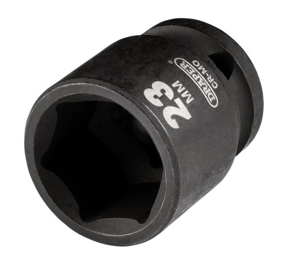 20185 Draper HI-TORQ Metric Impact Socket, 1/2 Sq. Dr., 23mm 410MM 1/2 Impact Sockets Professional Trade DIY Workshop Garage Use