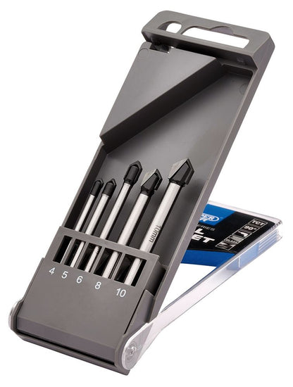 Draper CERAMIC DRILL BIT SET - 5PCS 10180 10180 TCT Ceramic Drill Bit Set (5 Piece)