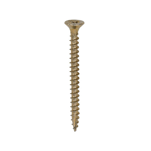 TIMCO Classic Screw PZ1 CSK ZYP 3.0 x 35 Gold Pack 200