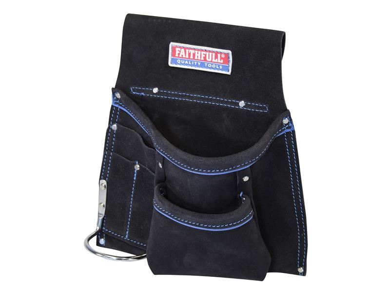 Faithfull FAISTNP2B Single Tool & Nail Pouch FAISTNP2B |