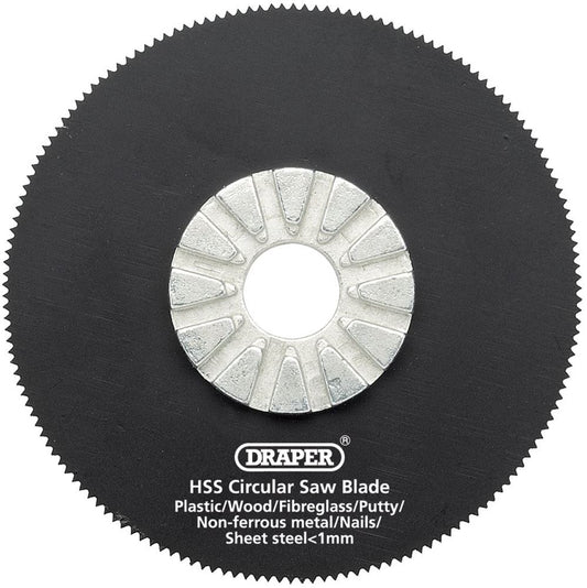DRAPER 26073 - HSS Circular Saw Blade 63mm Dia. x 18tpi