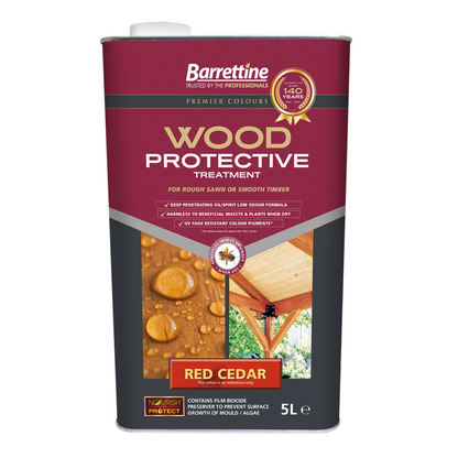Barrettine Wood Protective Treatment Shed Fence Timber Wood Stain All Colours
