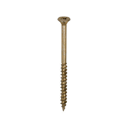 TIMCO Velocity Screw PZ2 CSK ZYP 5.0 x 75 Gold Pack 200