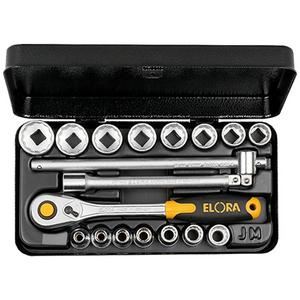 Draper 3/8SQ DRIVE SOCKET SET MM 25932 3/8 Sq. Dr. Metric Socket Set (18 Piece)