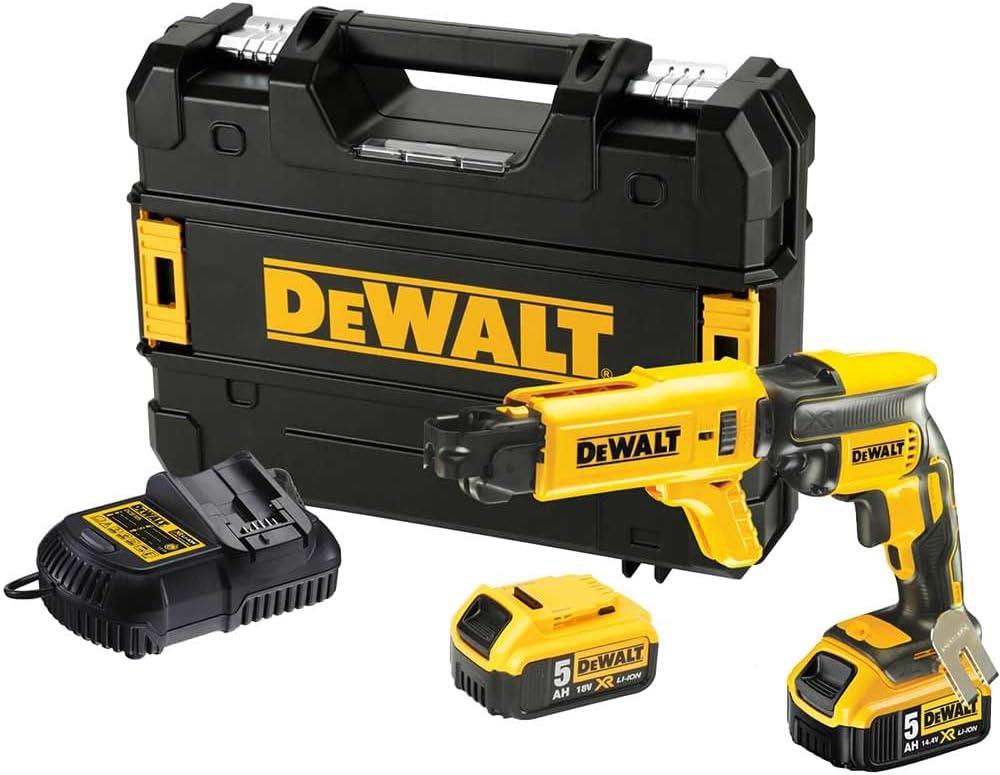 DEWALT 18V XR Brushless Collated Drywall Screwdriver 2x5Ah DCF620P2K