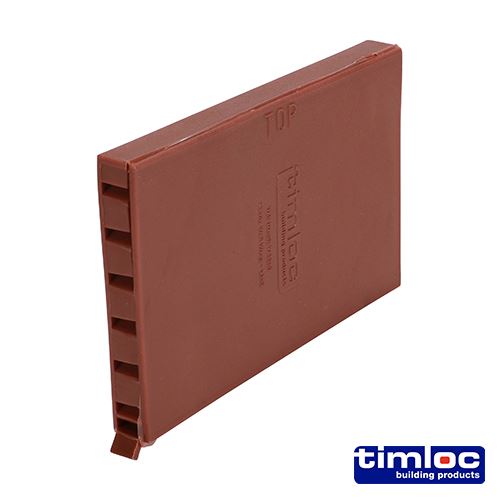 TIMCO Cavity Wall Weep Vent Brown 65 x 10 x 100 Brown Pack 50
