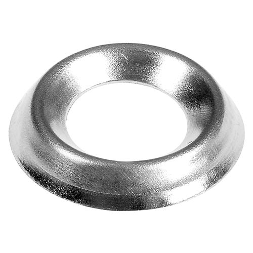 TIMCO Surface Screw Cups - Nickel To fit 10 Gauge Screws Pack 50