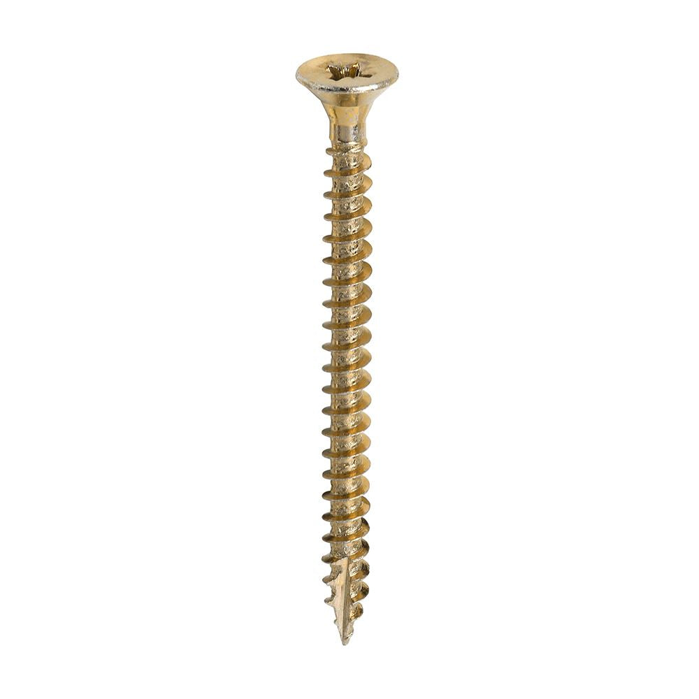 TIMCO Classic Screw PZ2 CSK ZYP 4.5 x 55 Gold Pack 200