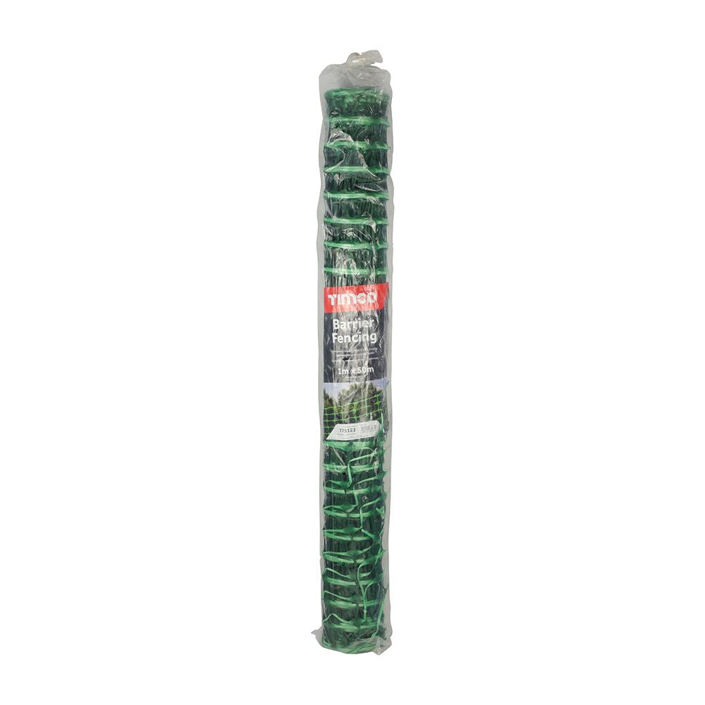 TIMCO Barrier Fencing Green 1m x 50m Green Pack 1