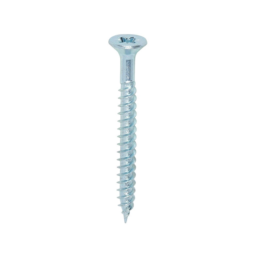 TIMCO Twin Woodscrew PZ2 CSK Zinc 7 x 1 1/2 Silver Pack 200
