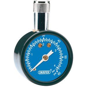 Draper TYRE PRESSURE GAUGE 69923 Tyre Pressure Gauge