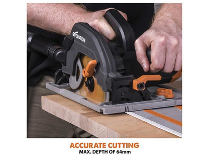 EVL R185CCSX Circular Track Saw Kit 185mm 1600W 240V