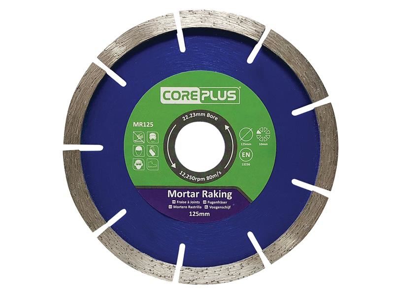 CorePlus CORDBMR125 MR125 Mortar Raking Diamond Blade 125mm