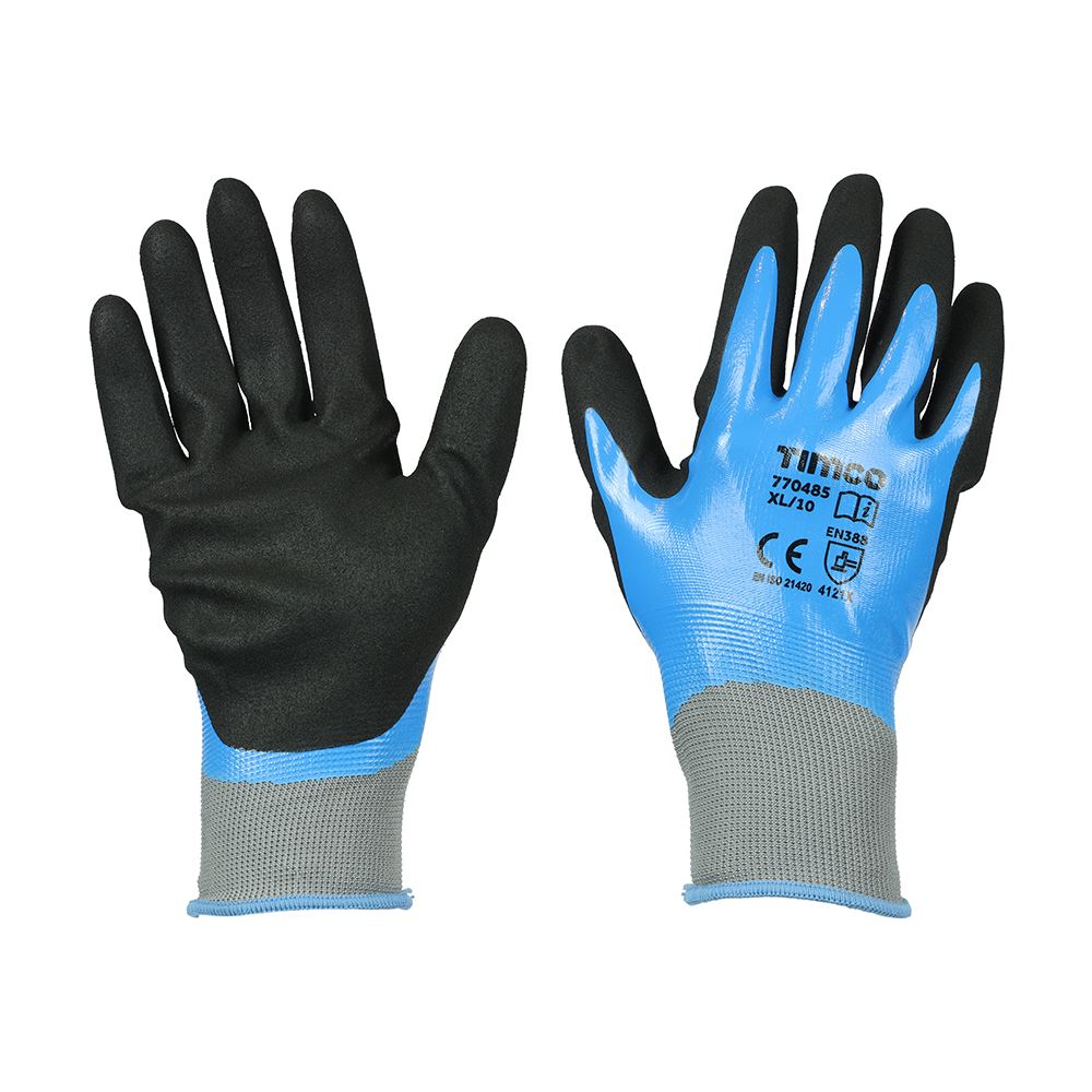 TIMCO Waterproof Glove Nitrile Foam X Large Pack 1