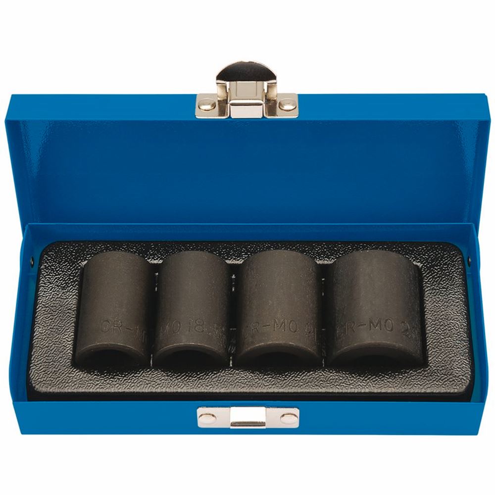 Draper 4PC IMP.WHEEL NUT SOCKET SET 34032 1/2" Sq. Dr. Locking Wheel Nut Set (4 Piece)
