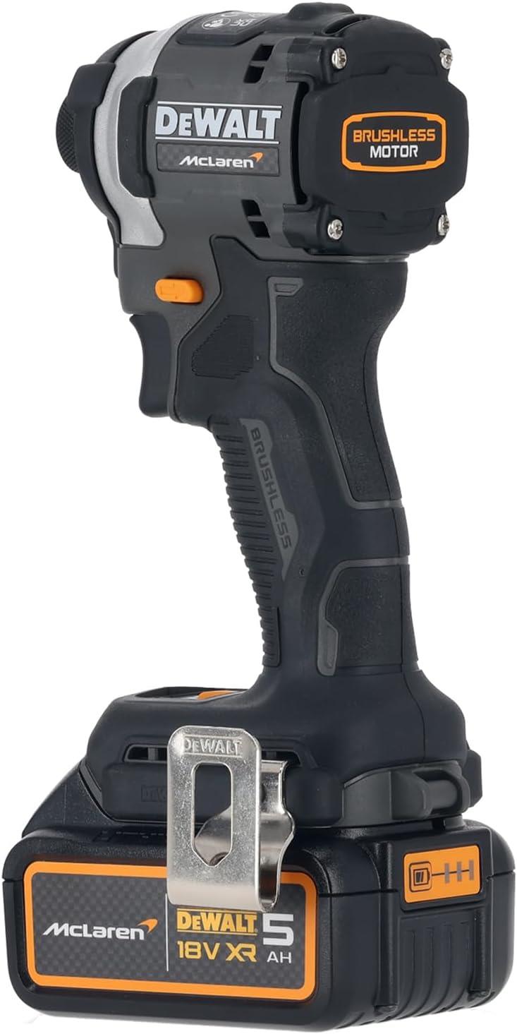 DeWalt McLaren XR Brushless Impact Driver 18V 2x5Ah Kit 1/4in F1 Edition