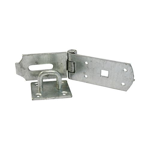 TIMCO Heavy Secure Hasp-Staple HDG 10" Pack 1