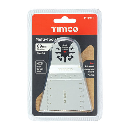 TIMCO MTool Blade Straight Fine 69mm Pack 1