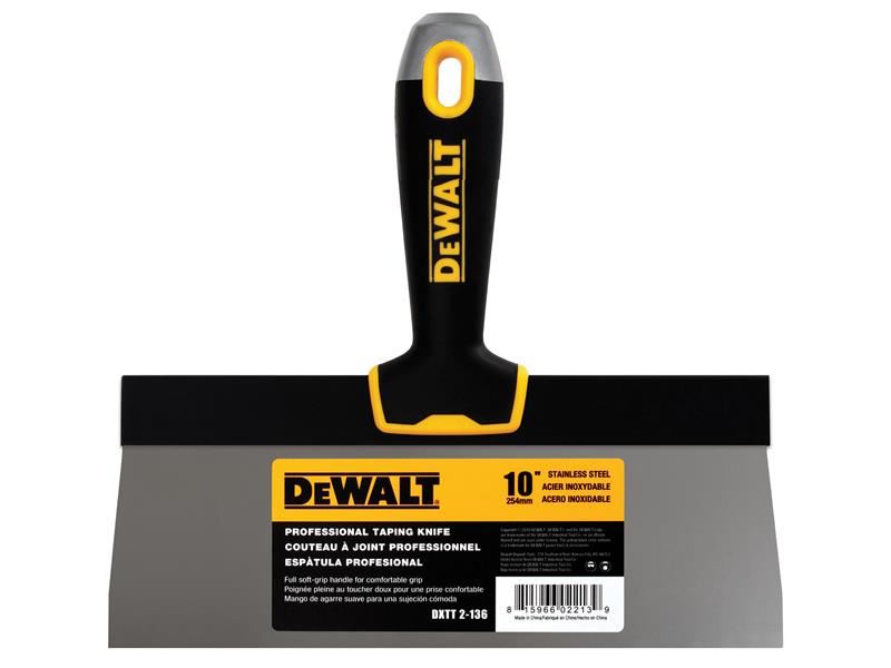 DEWALTDrywall EU2-136 Soft Grip Taping Knife 250mm (10in)