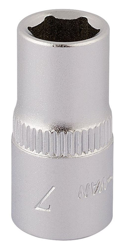 Draper 7MM HEX SOCKET 1/4DRIVE 11096 1/4" Sq. Dr. Metric Hexagon Sockets