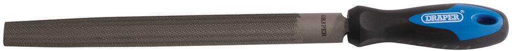 Draper 250MM H/ROUND FILE&HANDLE 00010 Soft Grip Engineer's Files and Rasps