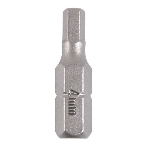 TIMCO Hex Driver Bit - S2 Grey 4.0 x 25 Grey Pack 2