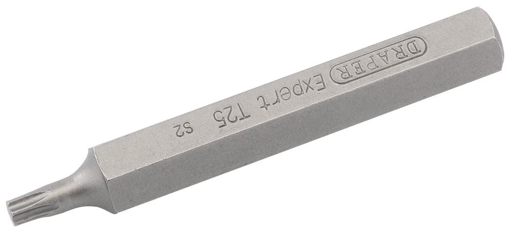 Draper DRAPER TX-STAR BIT T25 X 75MM 33359 Spare 10mm Hex. Insert Bits For Mechanic's Bit Sets