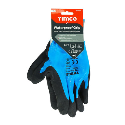 TIMCO Waterproof Glove Nitrile Foam X Large Pack 1