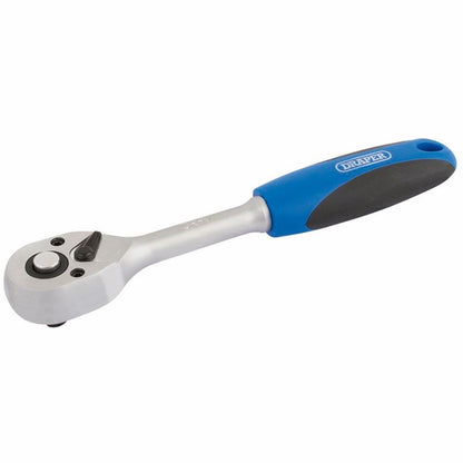 DRAPER 16427 - 1/4" Sq. Dr. 72 Tooth Reversible Soft Grip Ratchets