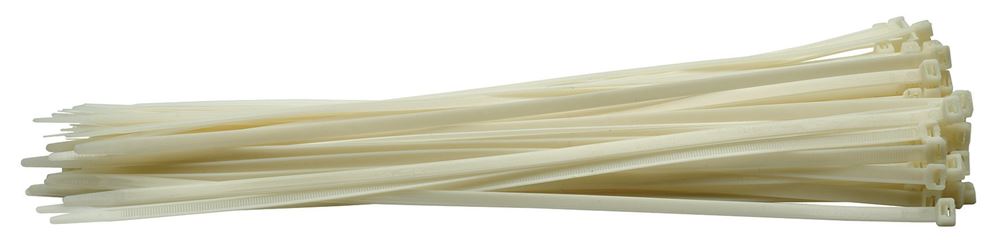 Draper 8.8X500MM CABLE TIE 100 WHITE 70410 Cable Ties (Pack of 100)