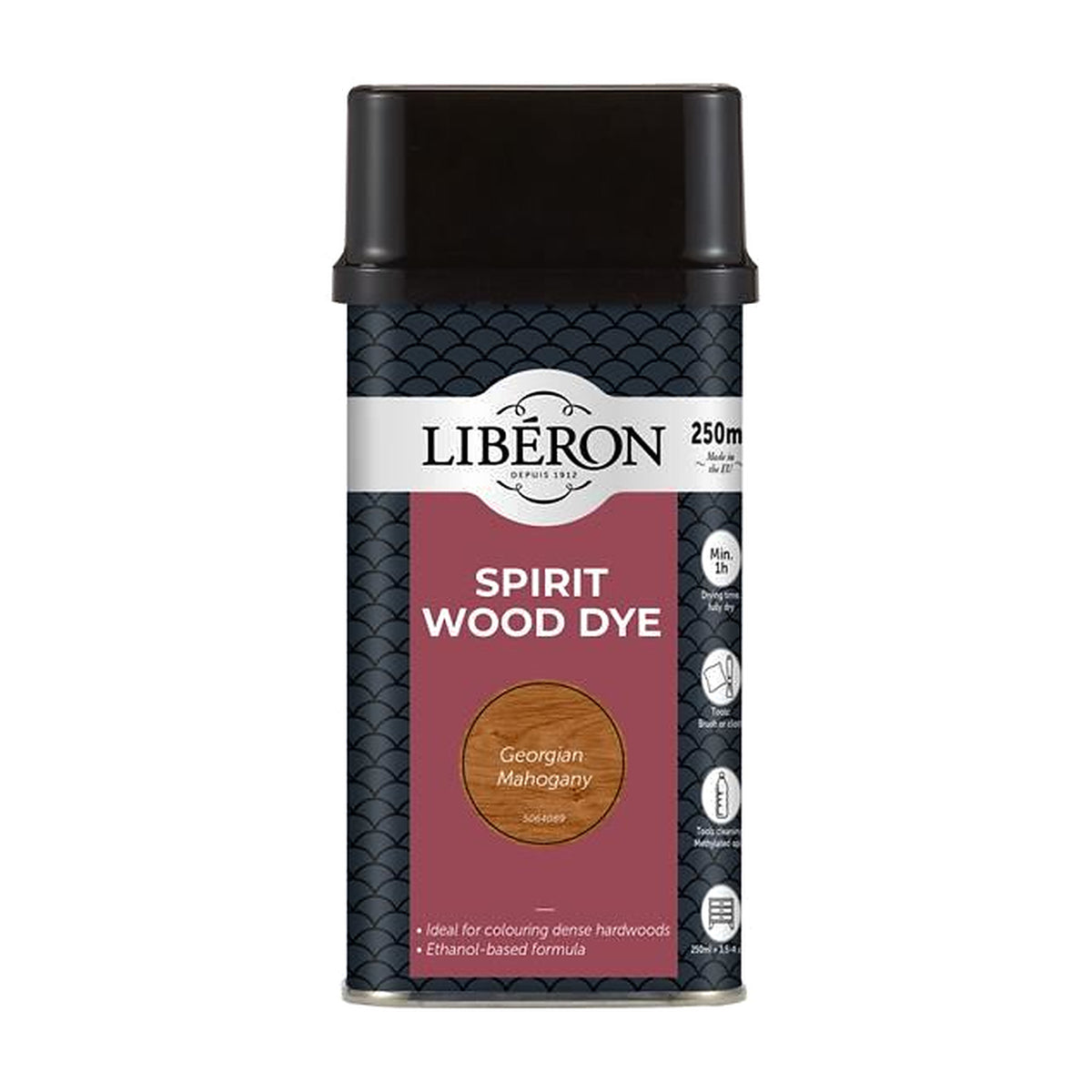 LIB Spirit Wood Dye Georgian Mahogany 250ml