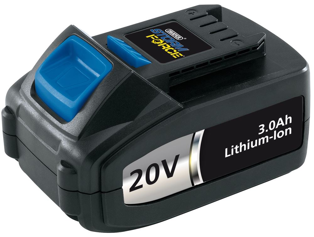 83079 Storm Force Spare Li-ion Battery, 3.0Ah CB20A Batteries Professional Trade DIY Workshop Garage Use