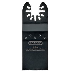 70466 Draper Oscillating Multi-Tool Plunge Cutting Blade, 34 x 90mm, 18tpi Bi-metal Multi Tool Oscillating Professional Trade DIY Workshop Garage Us