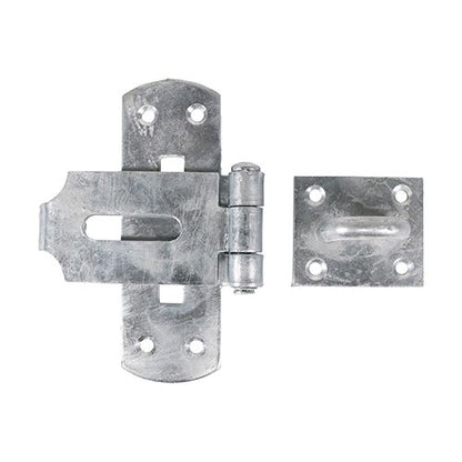 TIMCO Heavy Vertical Hasp-Staple HDG 6" Pack 1